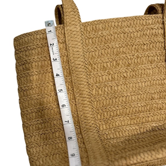 Draper James Brown Woven Tote - Picture 8 of 8